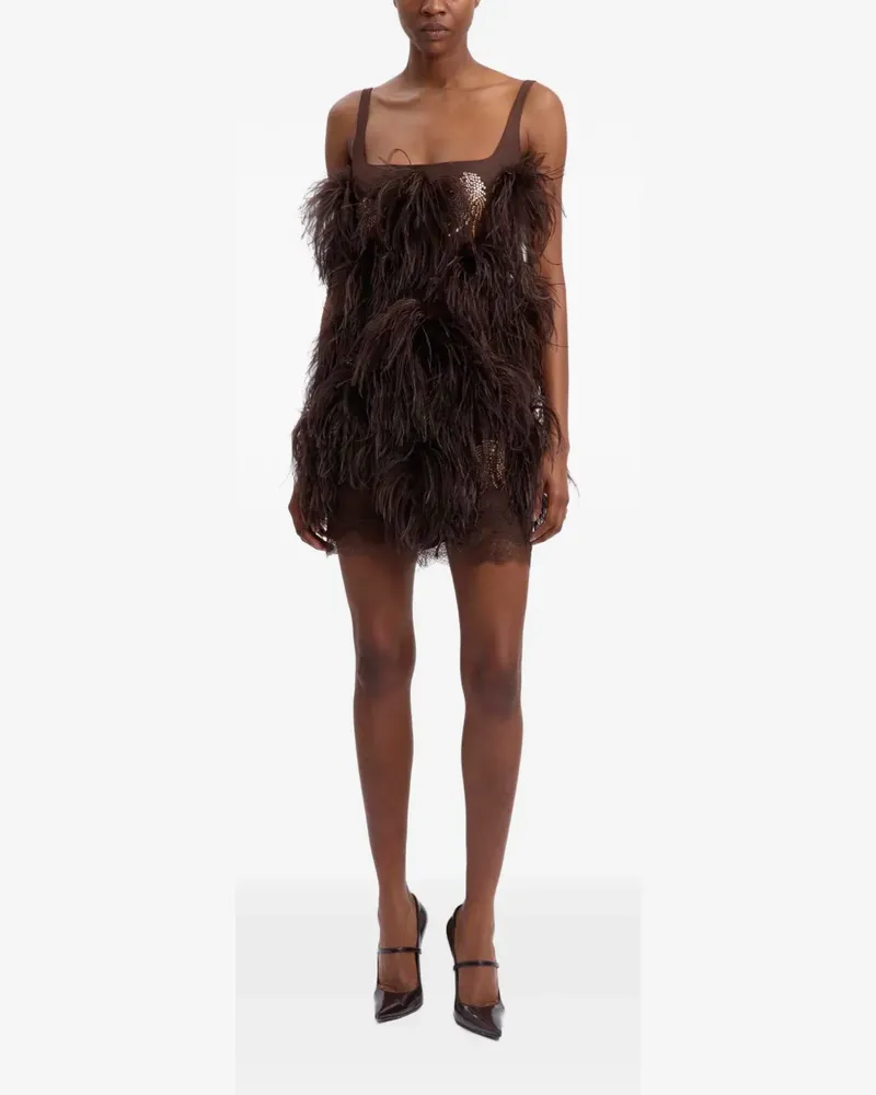 16ARLINGTON Sadie mini dress - Braun Braun