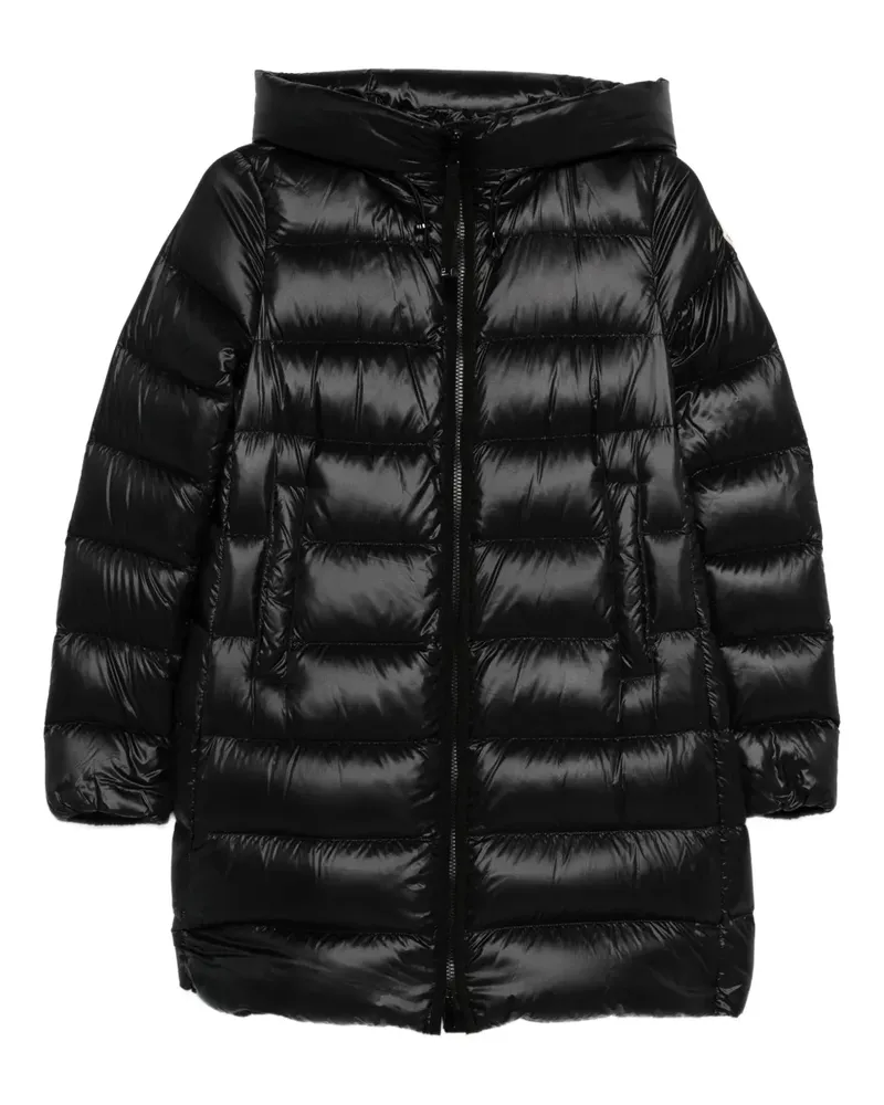 Moncler Gesteppter Kapuzenmantel - Schwarz Schwarz