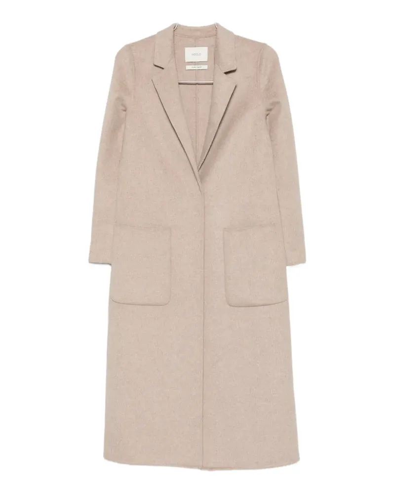 VICOLO single-breasted notch-lapel coat - Nude Nude