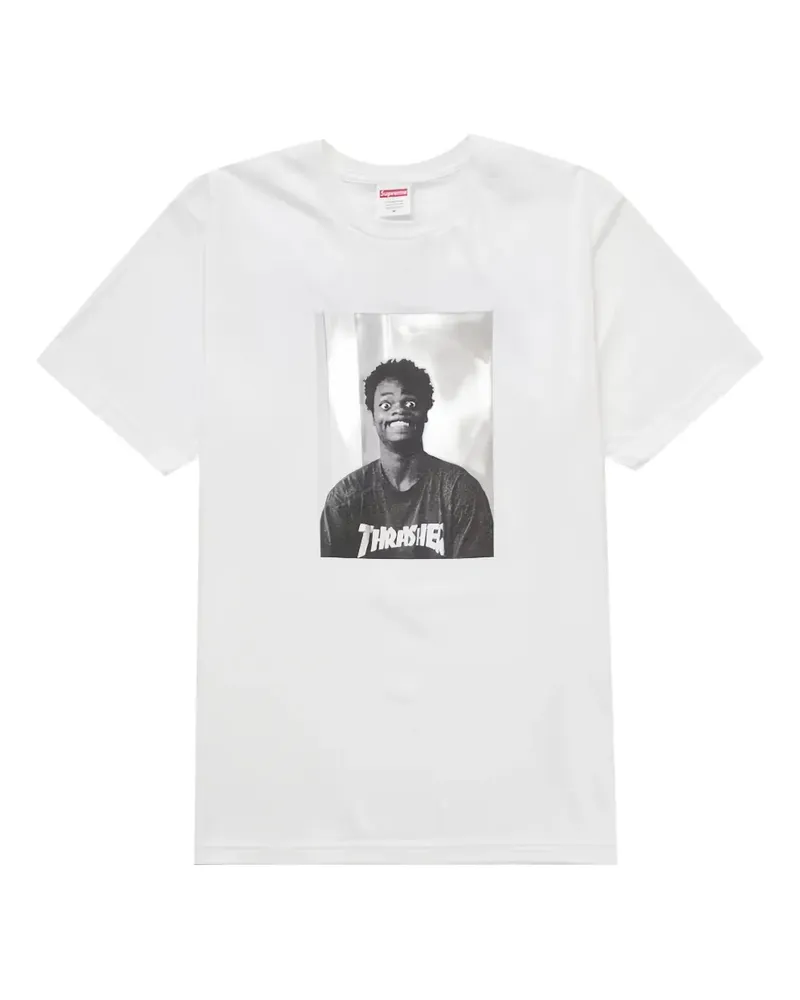 Supreme Being Thrasher Harold graphic-print T-shirt - Weiß Weiß