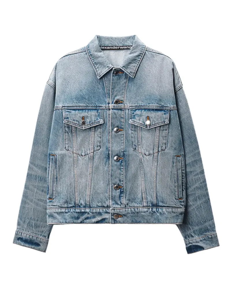 Alexander Wang Pocket Jeans mit Gürtel - Blau Blau