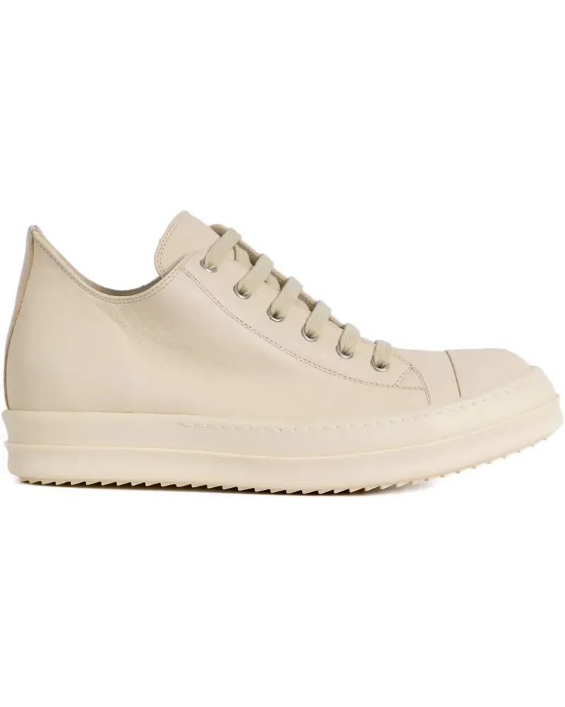 Rick Owens Strobe lace-up sneakers - Nude Nude