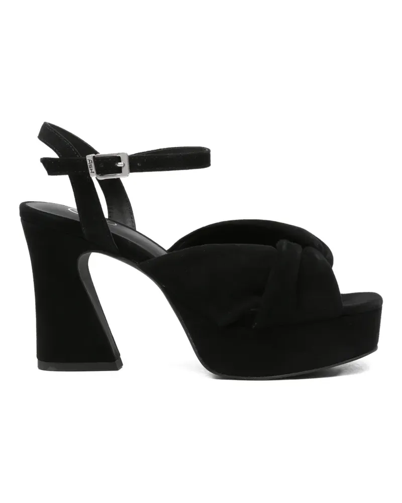 ash Opus knot-detail heeled sandals - Schwarz Schwarz