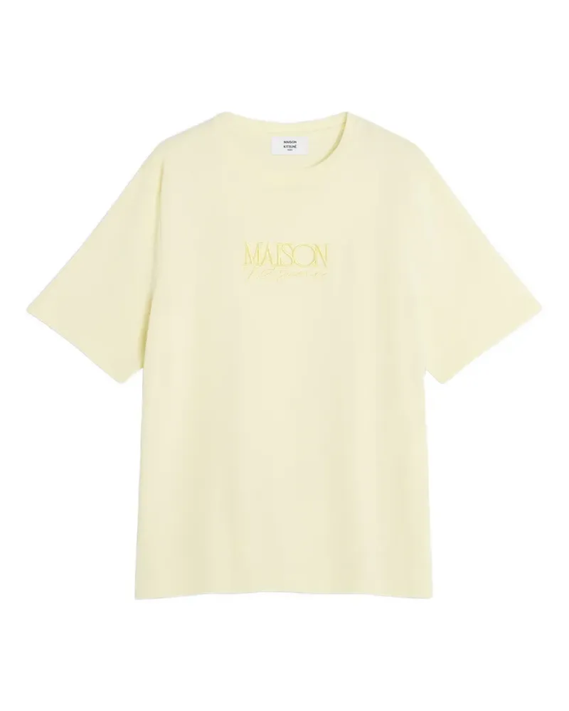 Kitsuné crew-neck T-shirt - Gelb Gelb
