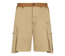 Zweifarbige Cargo-Shorts
