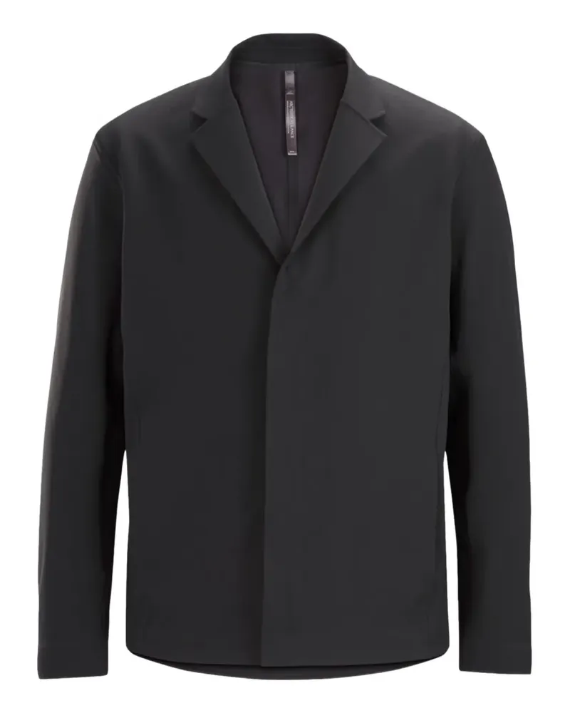 Arc'teryx Spere Hemdjacke mit fallendem Revers - Schwarz Schwarz