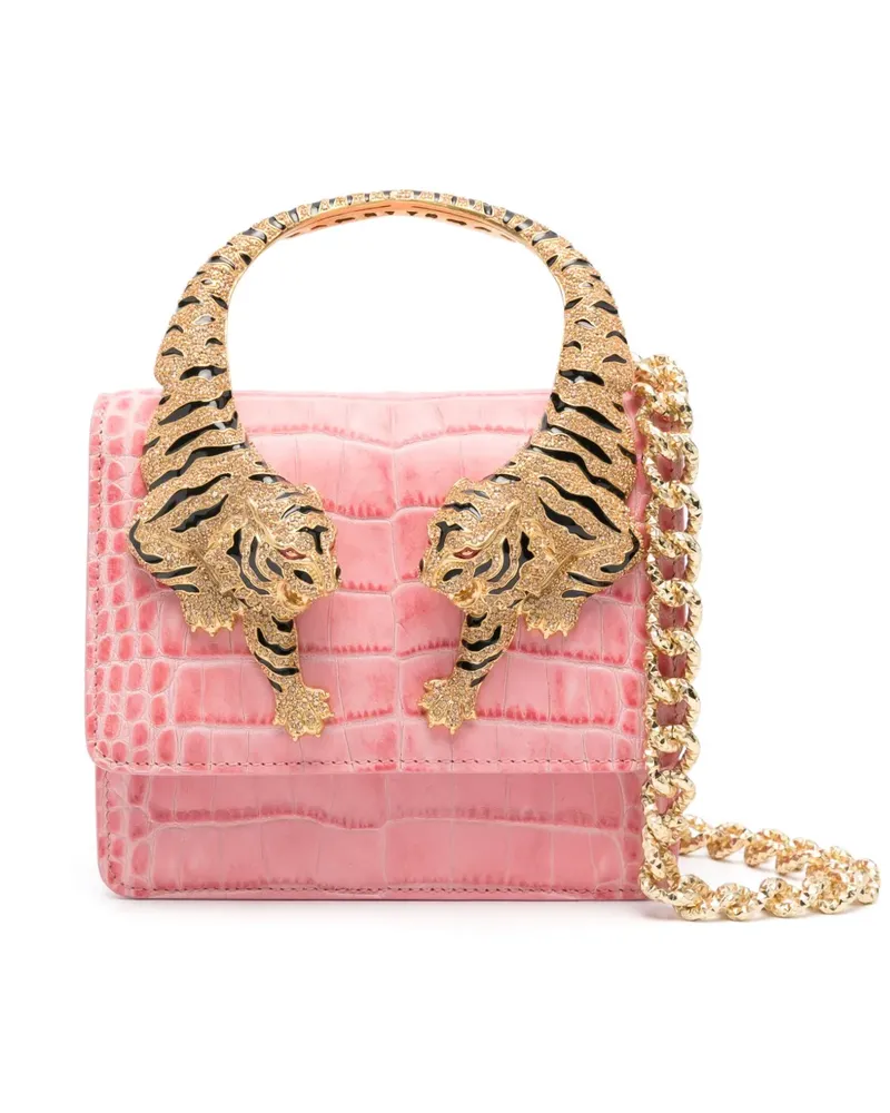 Roberto Cavalli Roar Handtasche - Rosa Rosa