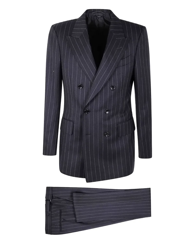 Tom Ford Anzug mit Nadelstreifen - Grau Grau