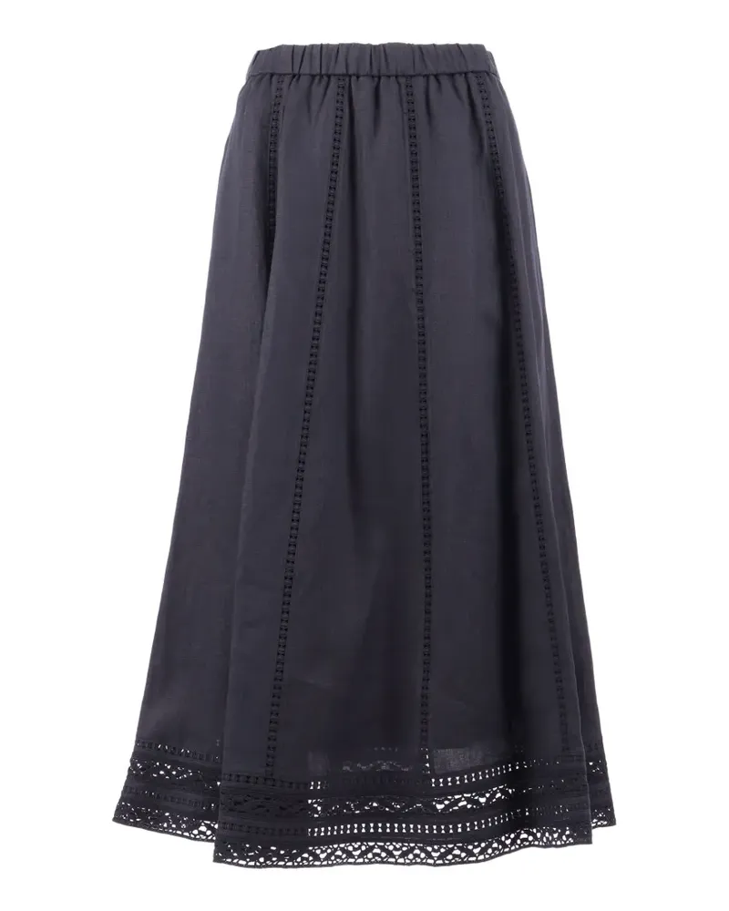 Max Mara embroidery skirt - Grau Grau