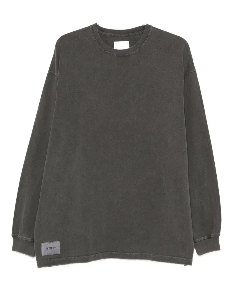 WTAPS Sign-Od Langarmshirt - Grau Grau
