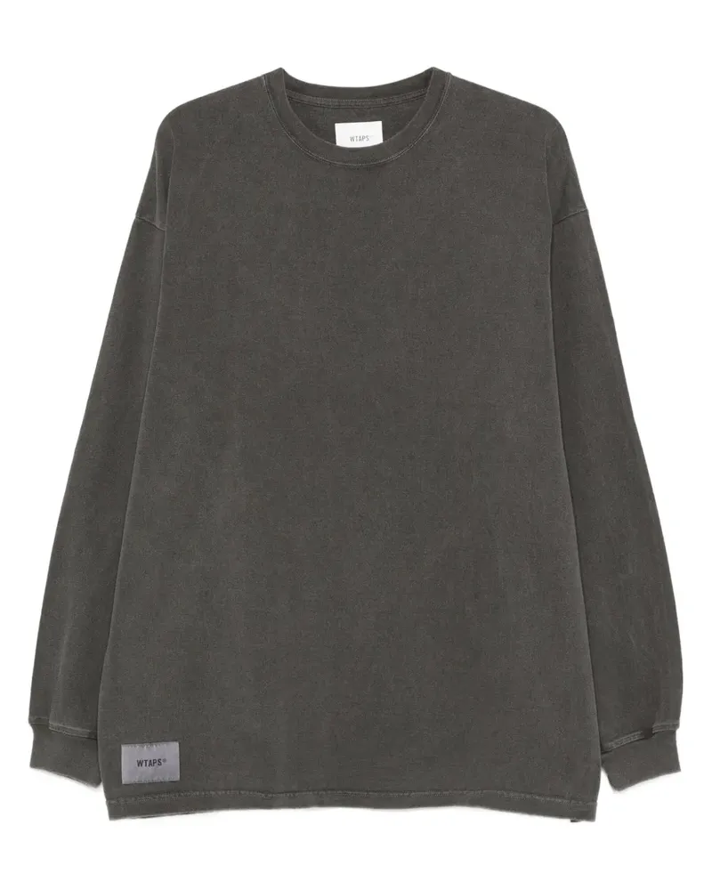 WTAPS Sign-Od Langarmshirt - Grau Grau