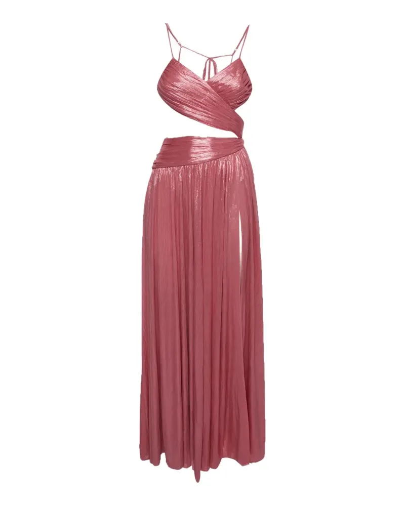 Retrofête Aglaia pleated maxi dress - Rosa Rosa