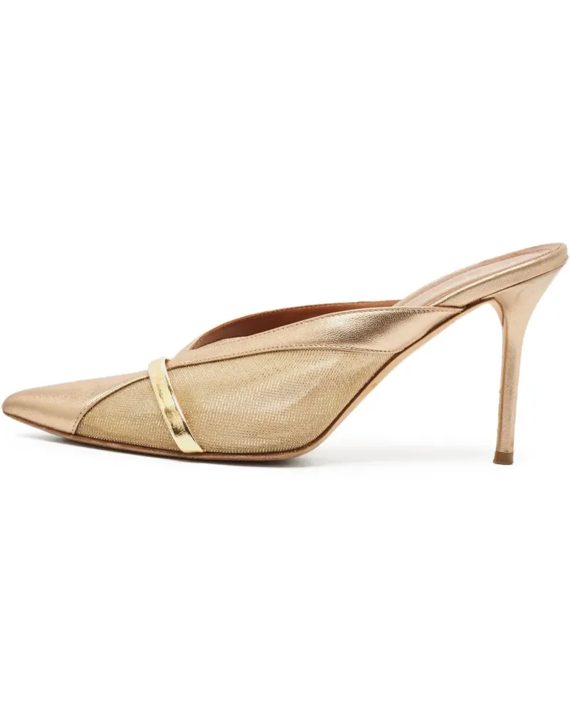 Malone Souliers Spitze Metallic-Mules 90mm - Gold Gold