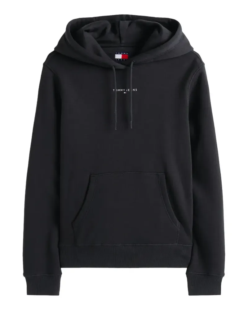 Tommy Hilfiger Hoodie mit Logo-Print - Schwarz Schwarz