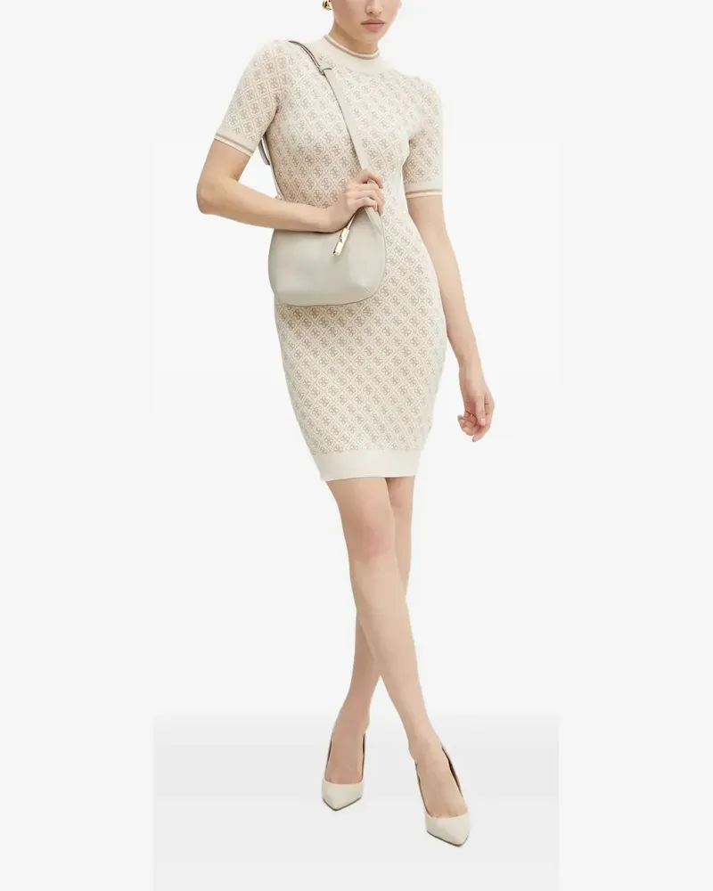Guess Kleid mit Muster - Weiß Weiß