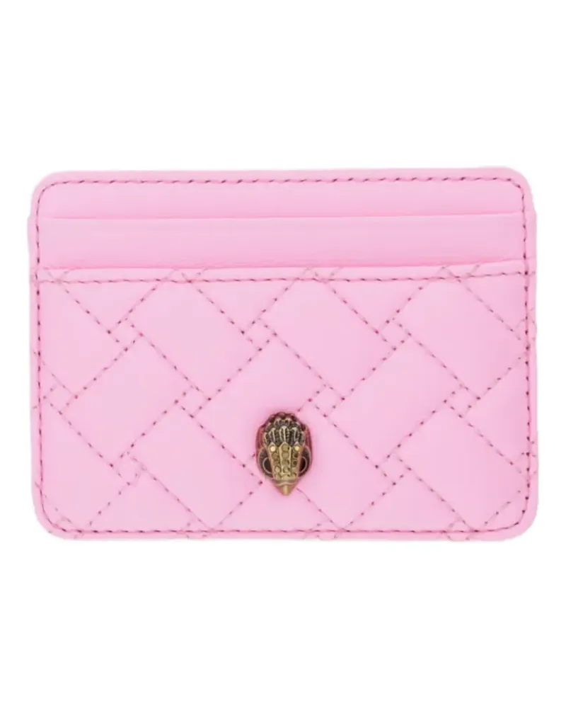 Kurt Geiger Kensington eagle-head quilted cardholder - Rosa Rosa