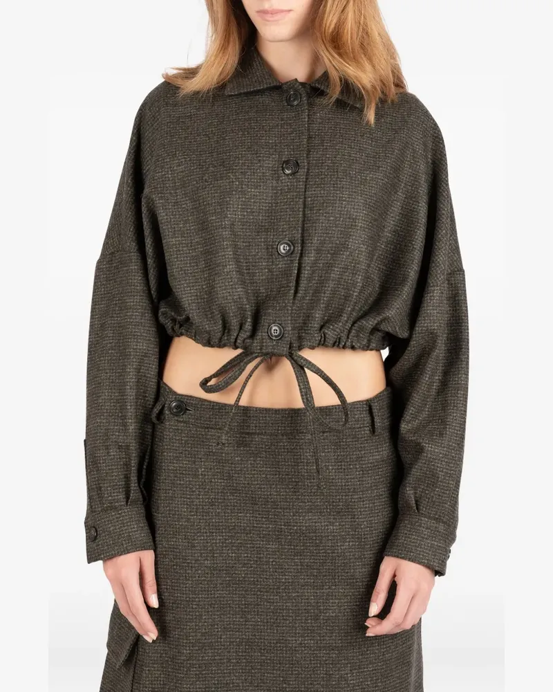 Société Anonyme Jacke mit tiefen Schultern - Grün Grün