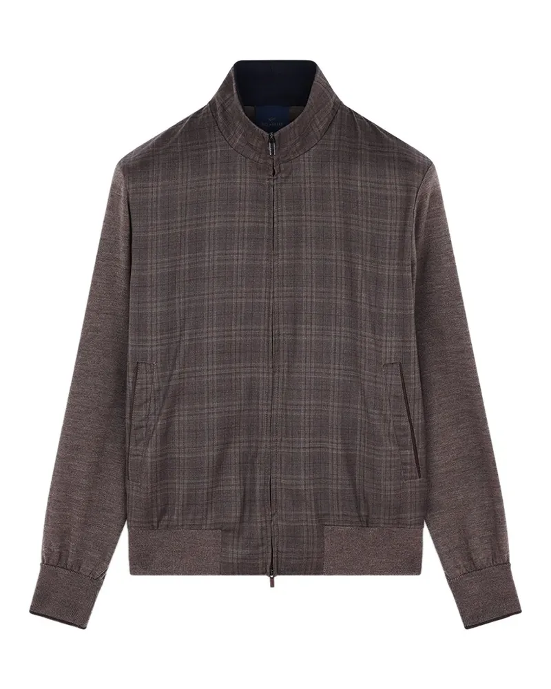 Paul & Shark checked wool lightweight jacket - Braun Braun