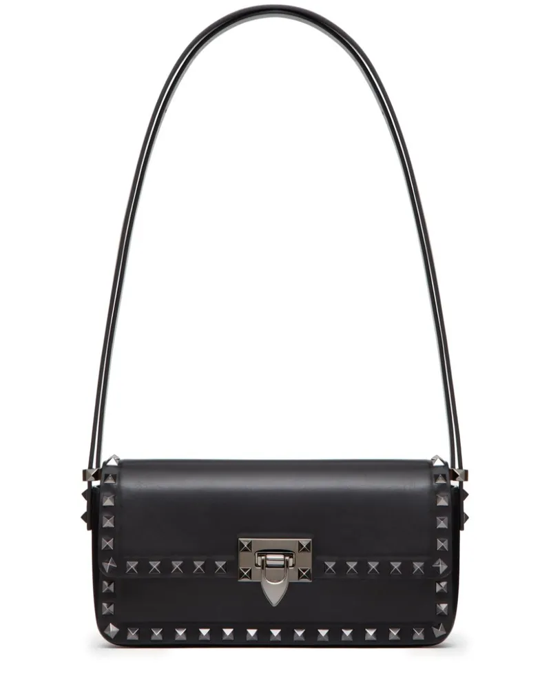 Valentino Garavani Rockstud23 E/W Schultertasche - Schwarz Schwarz