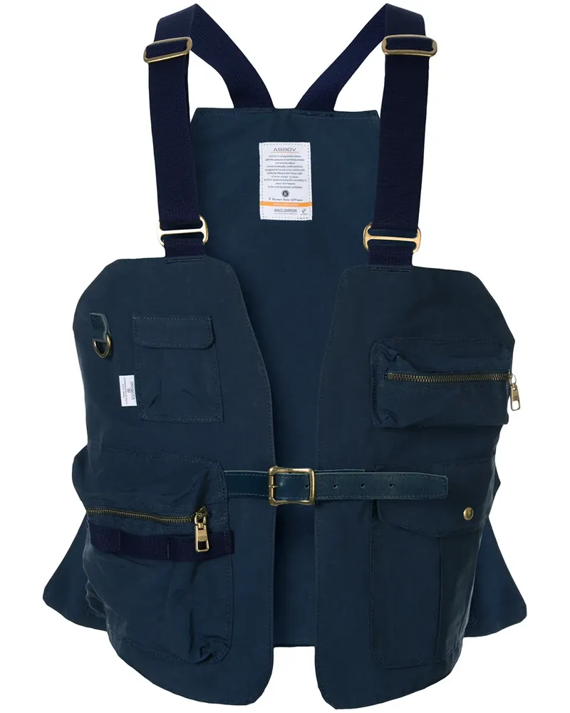 AS2OV Shrink' Utility-Weste - Blau Blau