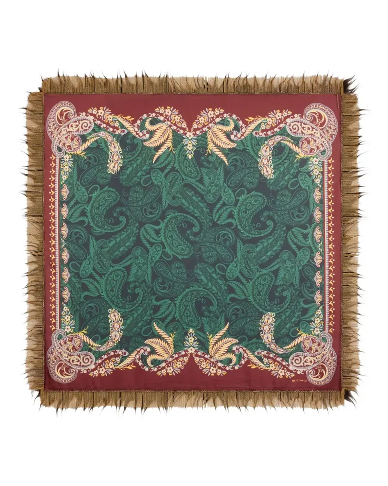 Etro Schal mit Paisleymuster - Rot Rot