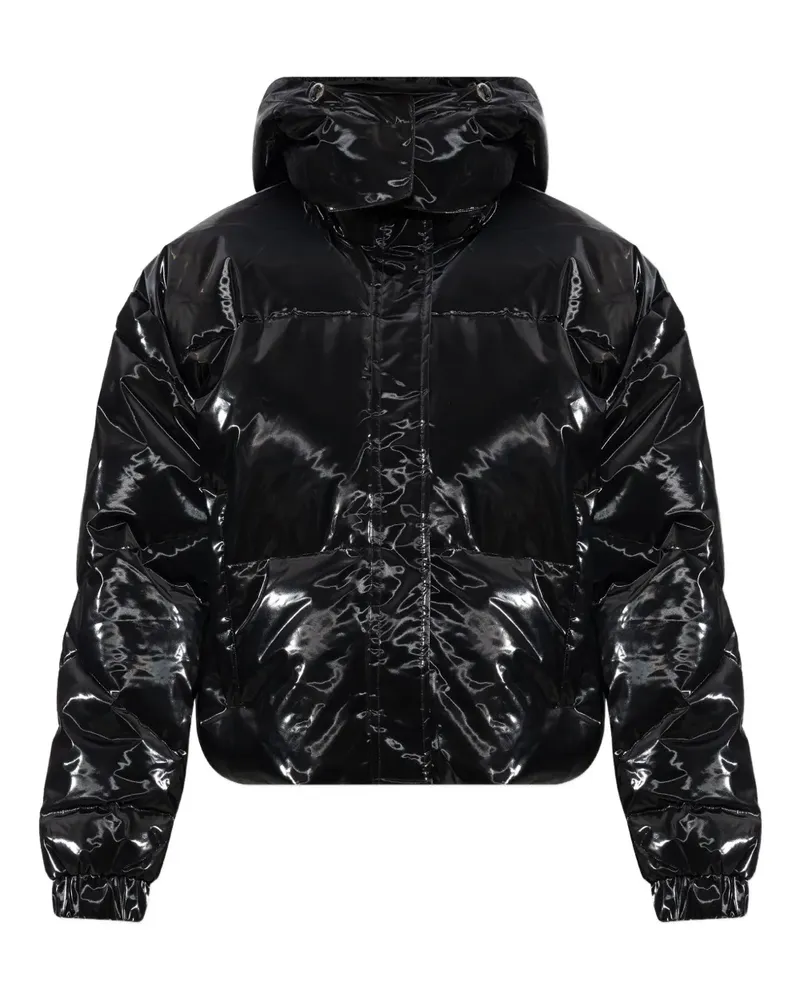 EA7 hooded padded jacket - Schwarz Schwarz