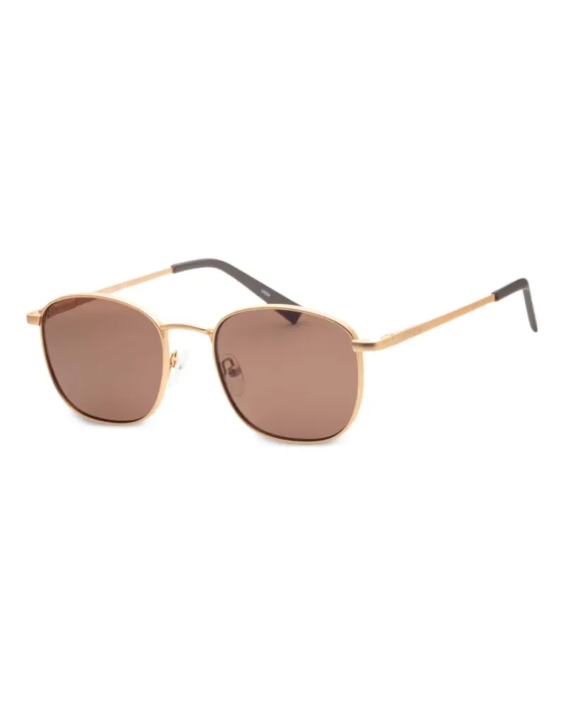 Calvin Klein Sonnenbrille mit geometrischem Gestell - Gold Gold