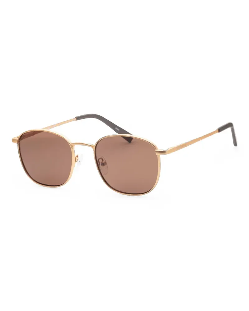 Calvin Klein Sonnenbrille mit geometrischem Gestell - Gold Gold