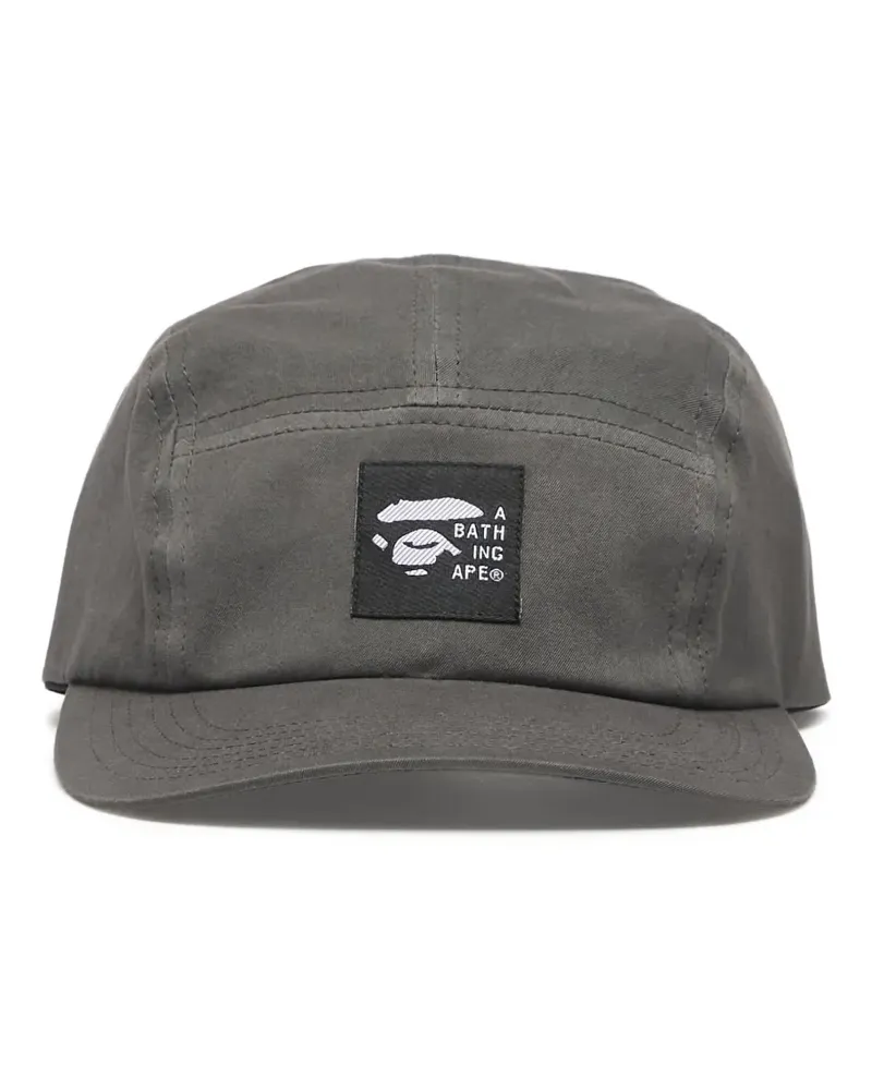BAPE Mütze mit Logo-Patch - Grau Grau
