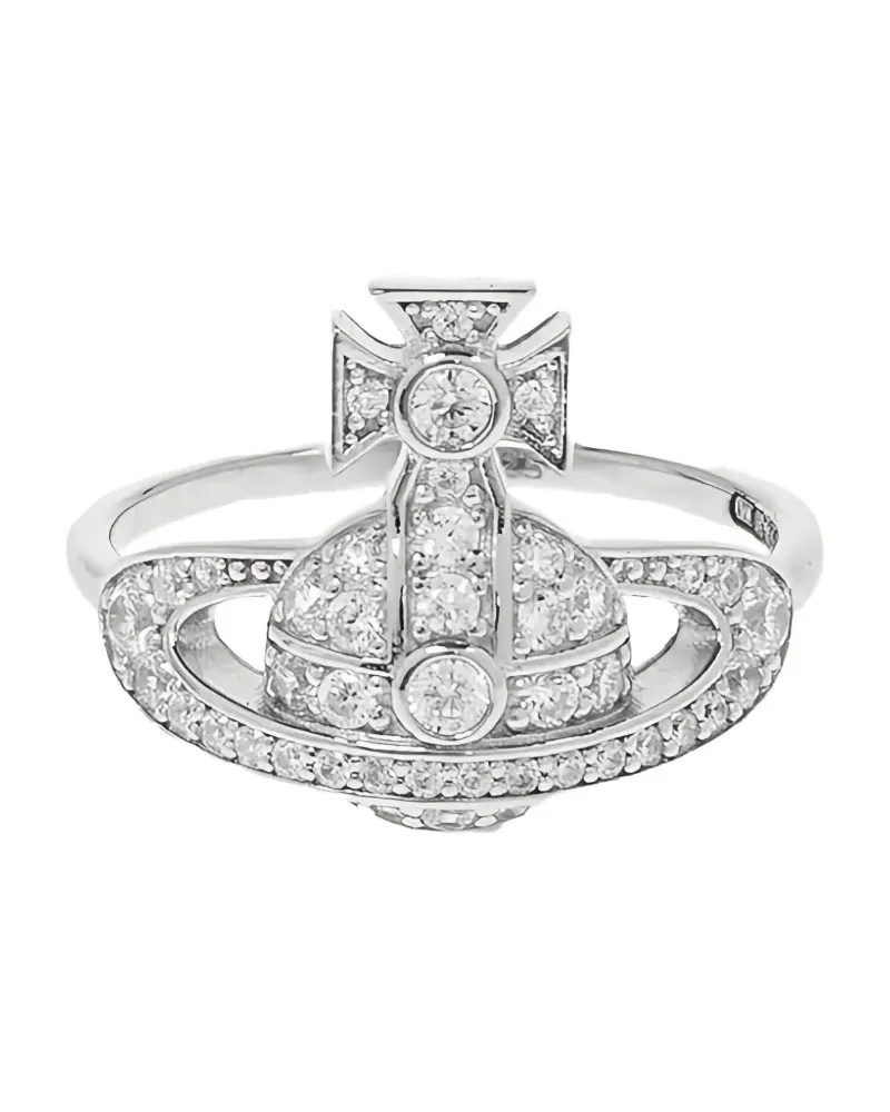 Vivienne Westwood Ring mit Orb-Design - Silber Silber