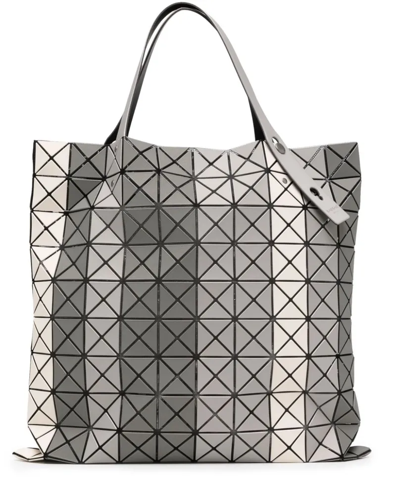 Issey Miyake Große Prism Handtasche Grau