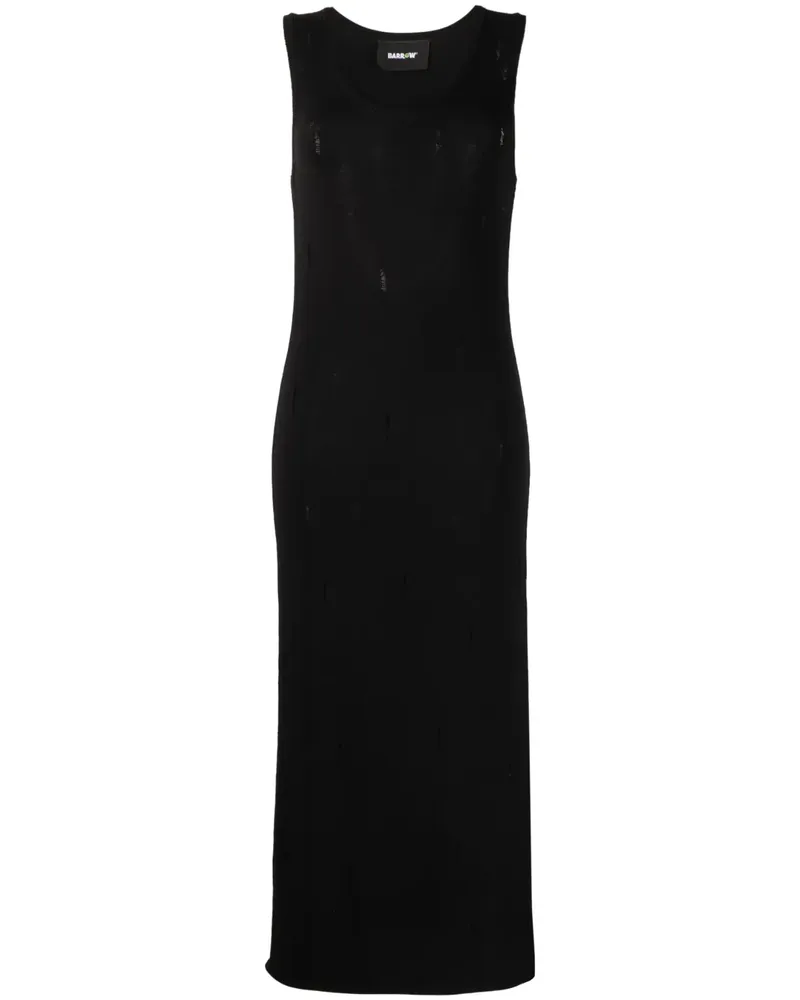 BARROW Strickkleid in Distressed-Optik - Schwarz Schwarz