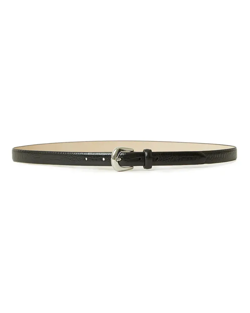 B-Low the Belt Kennedy Mini Gürtel mit Kroko-Optik - Garnet Silver GARS Garnet