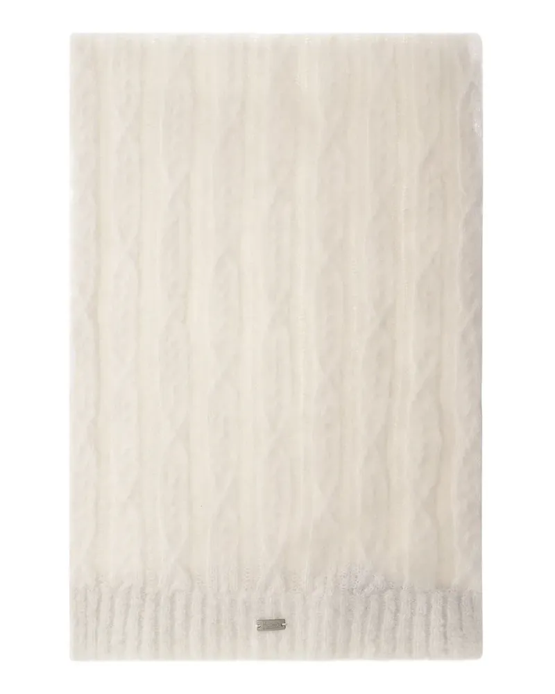 Herno Schal mit Zopfmuster - Nude Nude