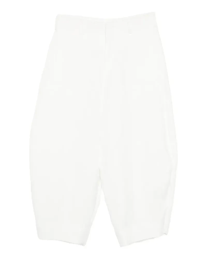 Comme des Garçons textured trousers - Weiß Weiß