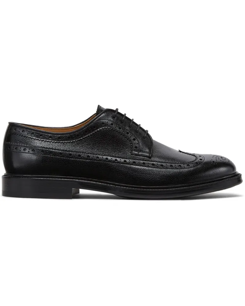 Brunello Cucinelli Oxford-Schuhe mit poliertem Finish - Schwarz Schwarz