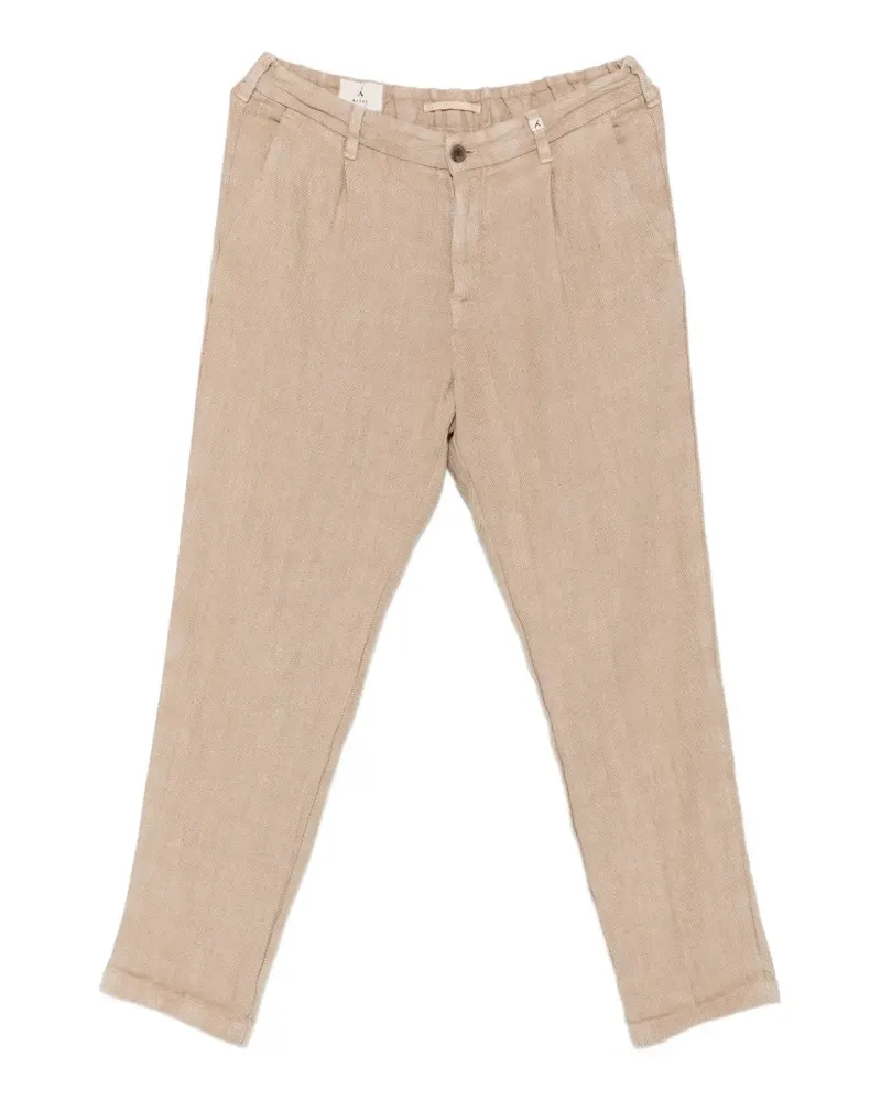 MYTHS Plissierte Hose - Nude Nude