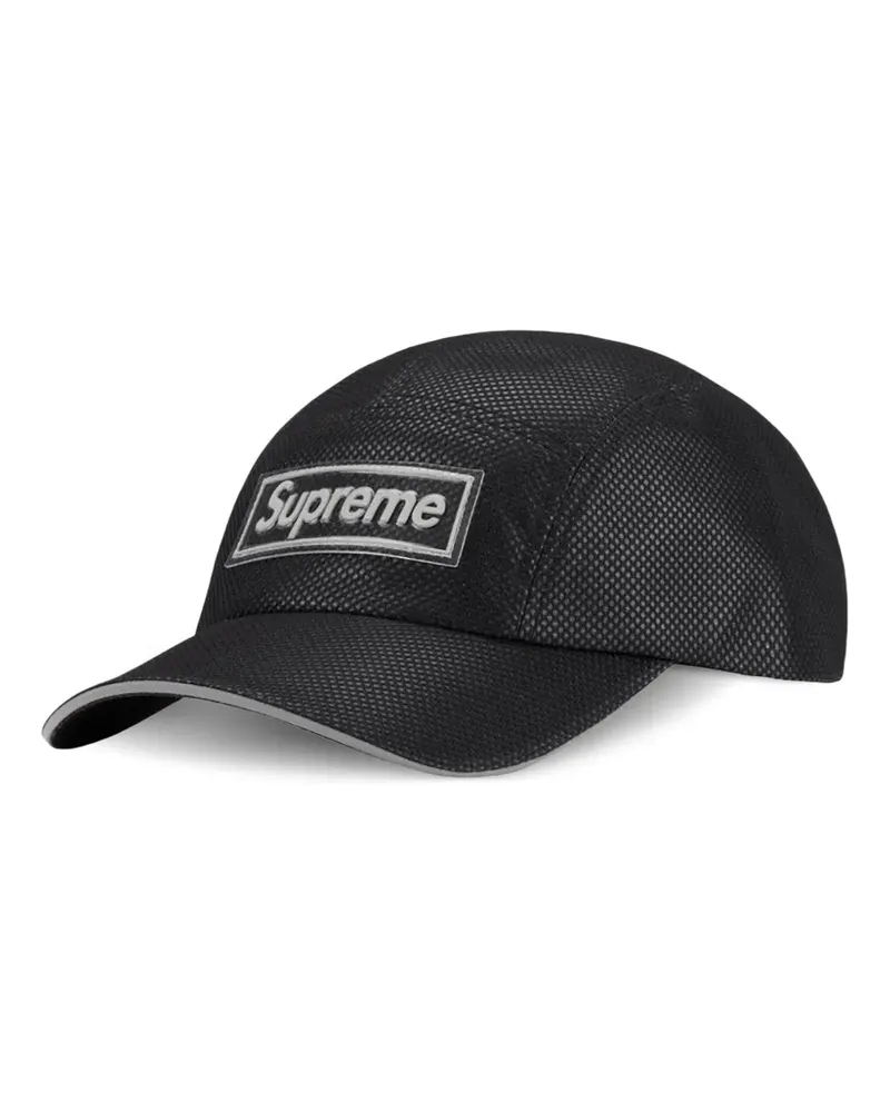 Supreme Being Baseballkappe aus Metallic-Mesh - Schwarz Schwarz