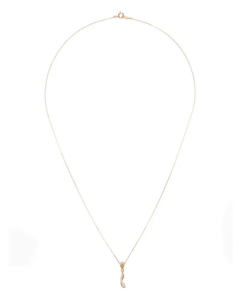Charlotte Chesnais 18K yellow gold I diamond necklace Gold