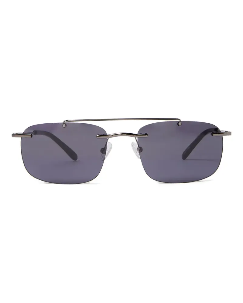 Eytys Rahmenlose Sonnenbrille - Schwarz Schwarz