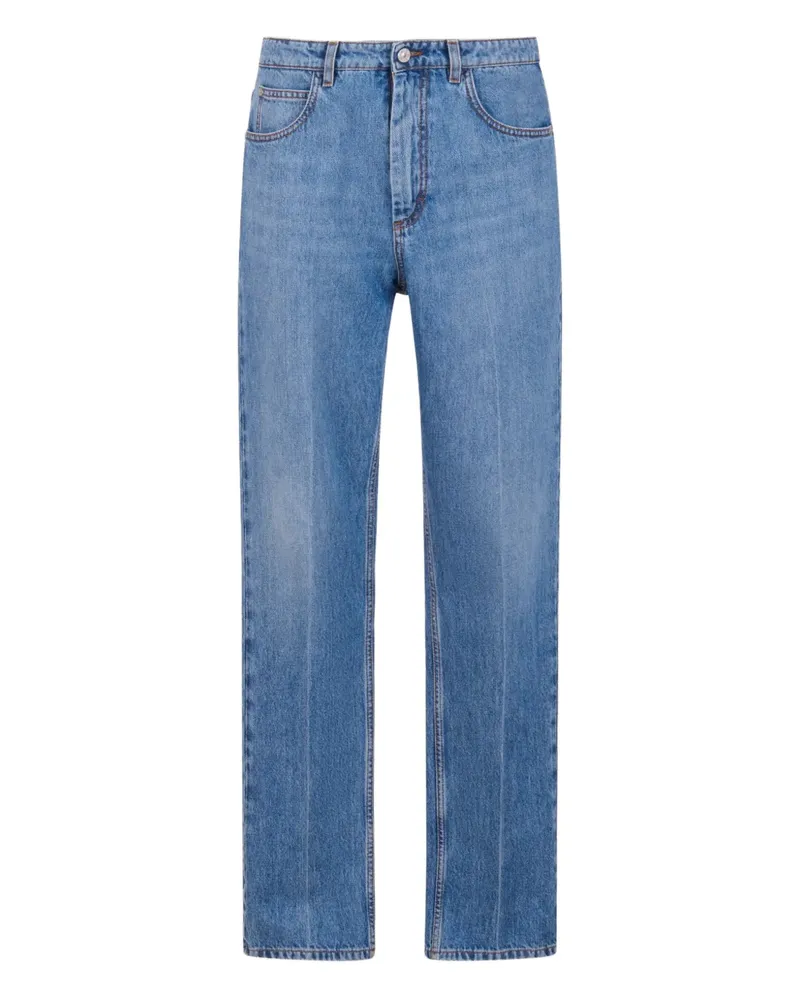 Marni washed denim five-pocket jeans - Blau Blau