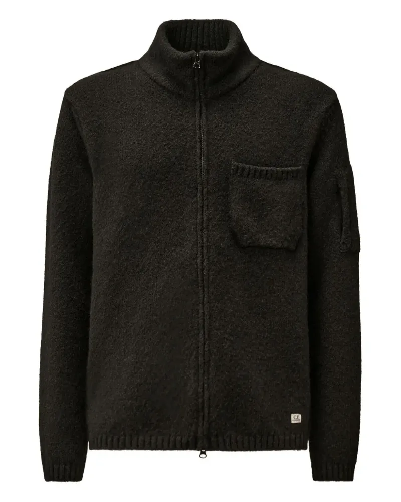 C.P. Company Cardigan mit Reißverschluss - Schwarz Schwarz