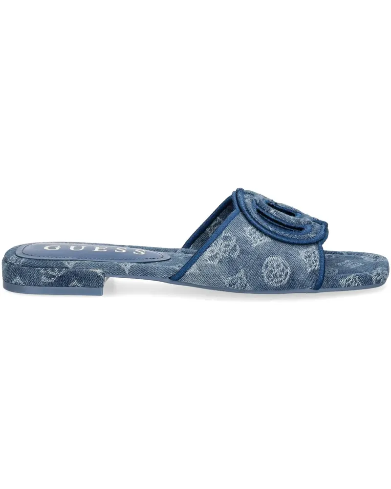 Guess Tarisha 4G Pantoletten - Blau Blau
