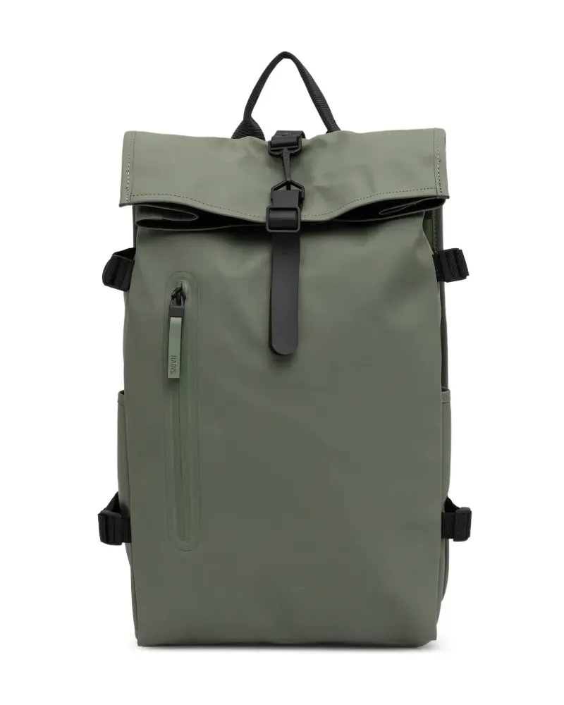 RAINS large Rolltop backpack - Grün Grün