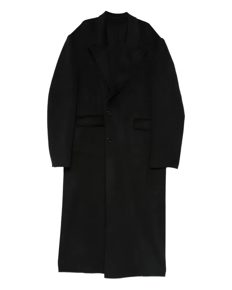 Séfr Einreihiger Mantel - Schwarz Schwarz