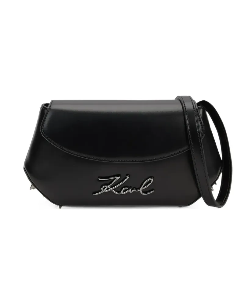 Karl Lagerfeld K/Signature studded cross body bag - Schwarz Schwarz
