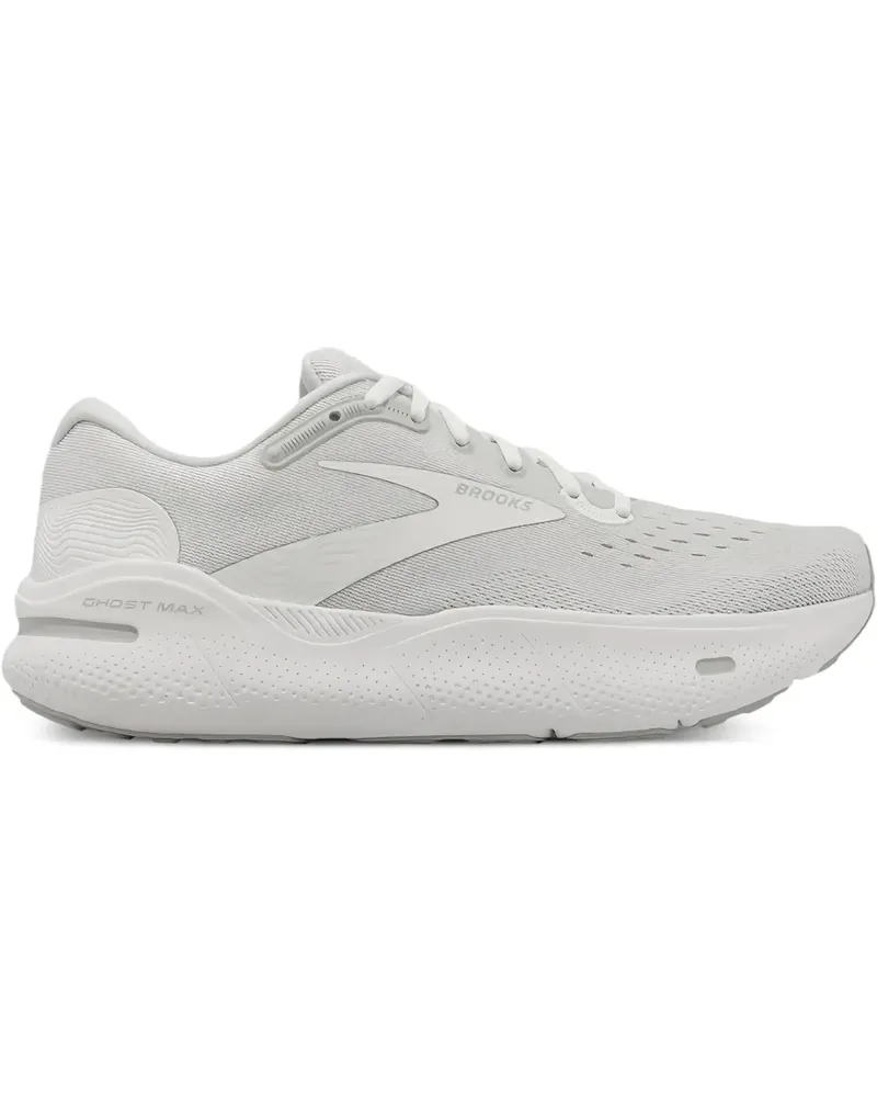 Brooks Ghost Max "White Oyster" Sneakers - Weiß Weiß
