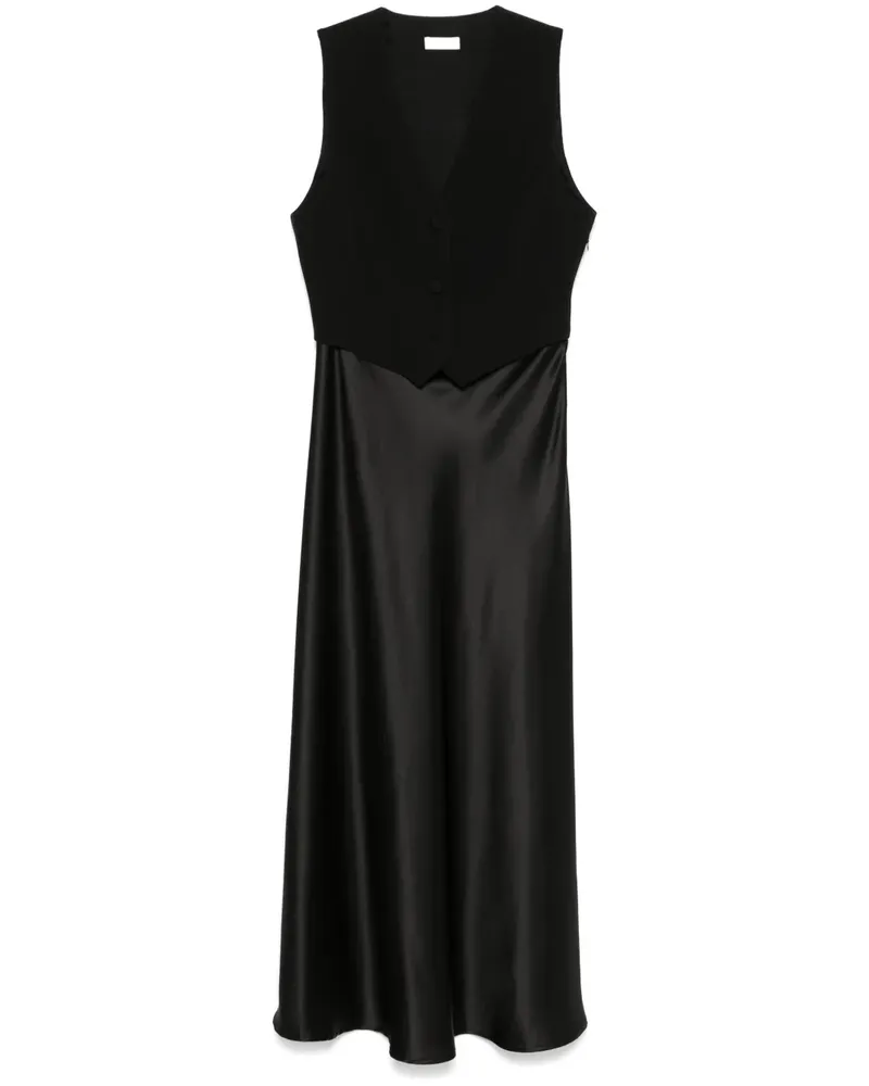 Liu Jo Maxikleid mit Westendetail - Schwarz Schwarz