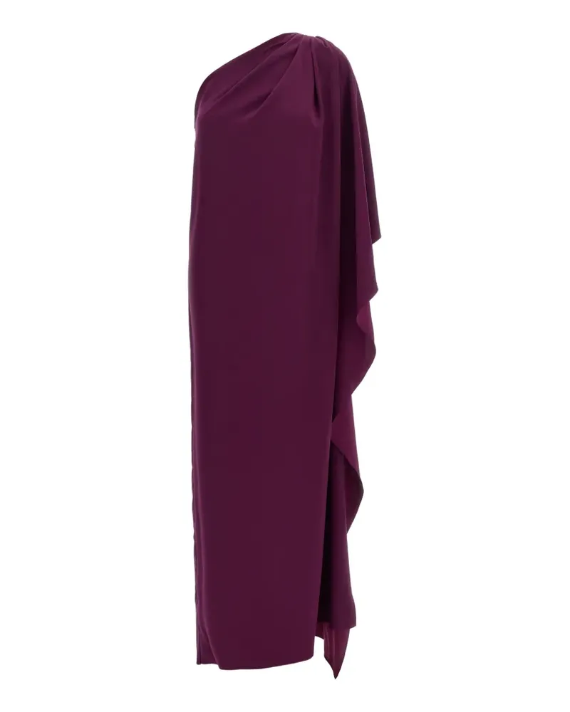 Gianluca Capannolo Asymmetrisches Annouk Maxikleid aus Seide - Violett Violett