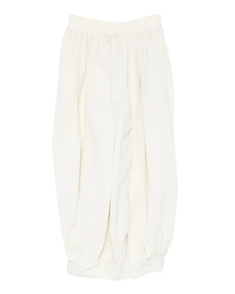 Uma Wang Gwen balloon-hem maxi skirt - Weiß Weiß